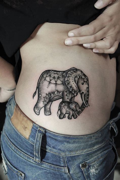 feminine elephant tattoos|feminine elephant tattoo.